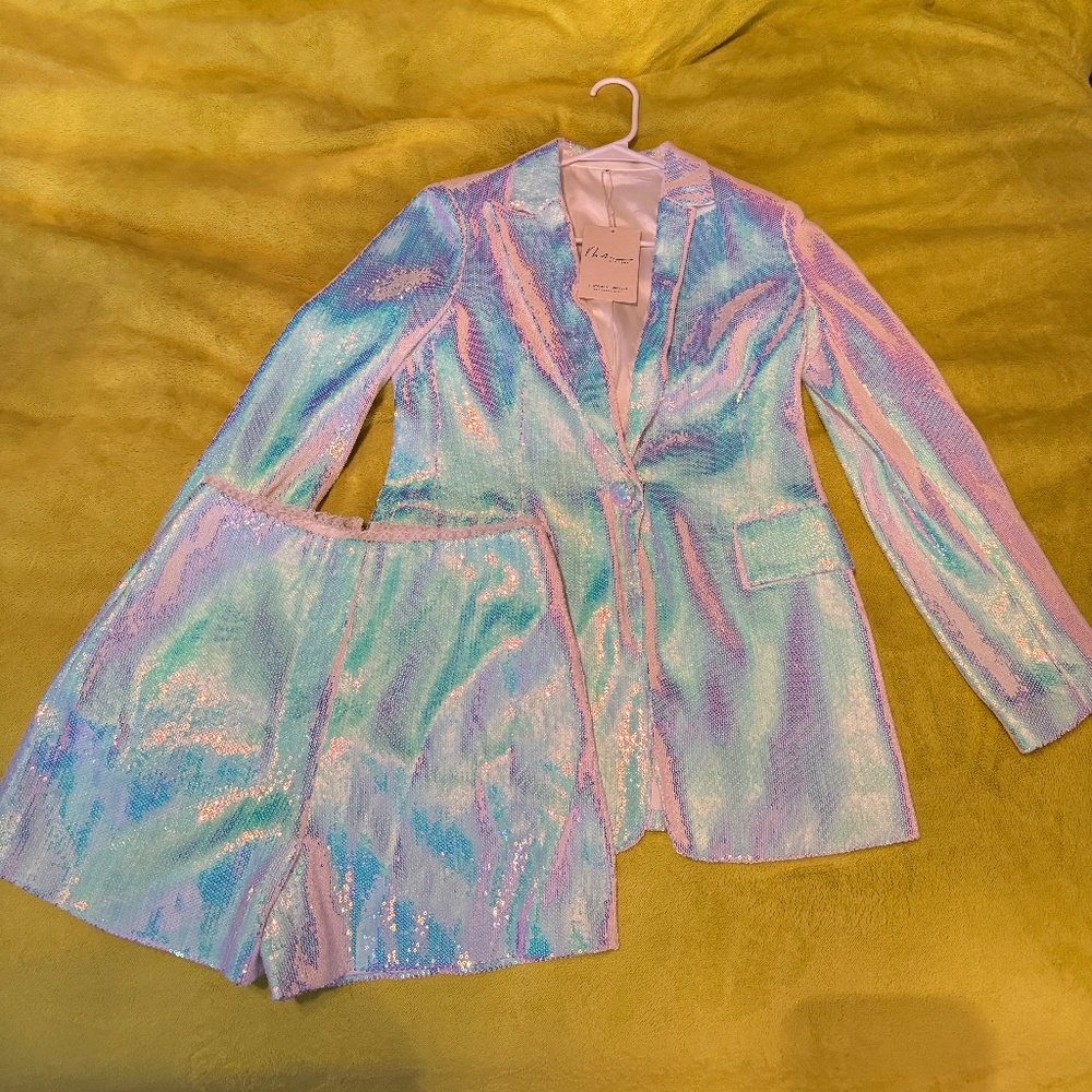 Mew Mews Sequin Blazer Set